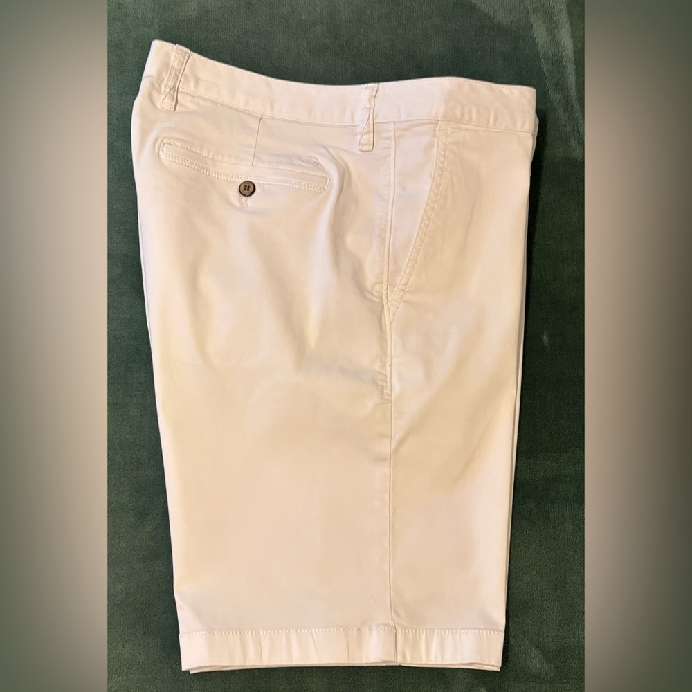Tommy Bahama Cream Flat Front Shorts Tailored Design Size 34 (5134) - Picture 2 of 10